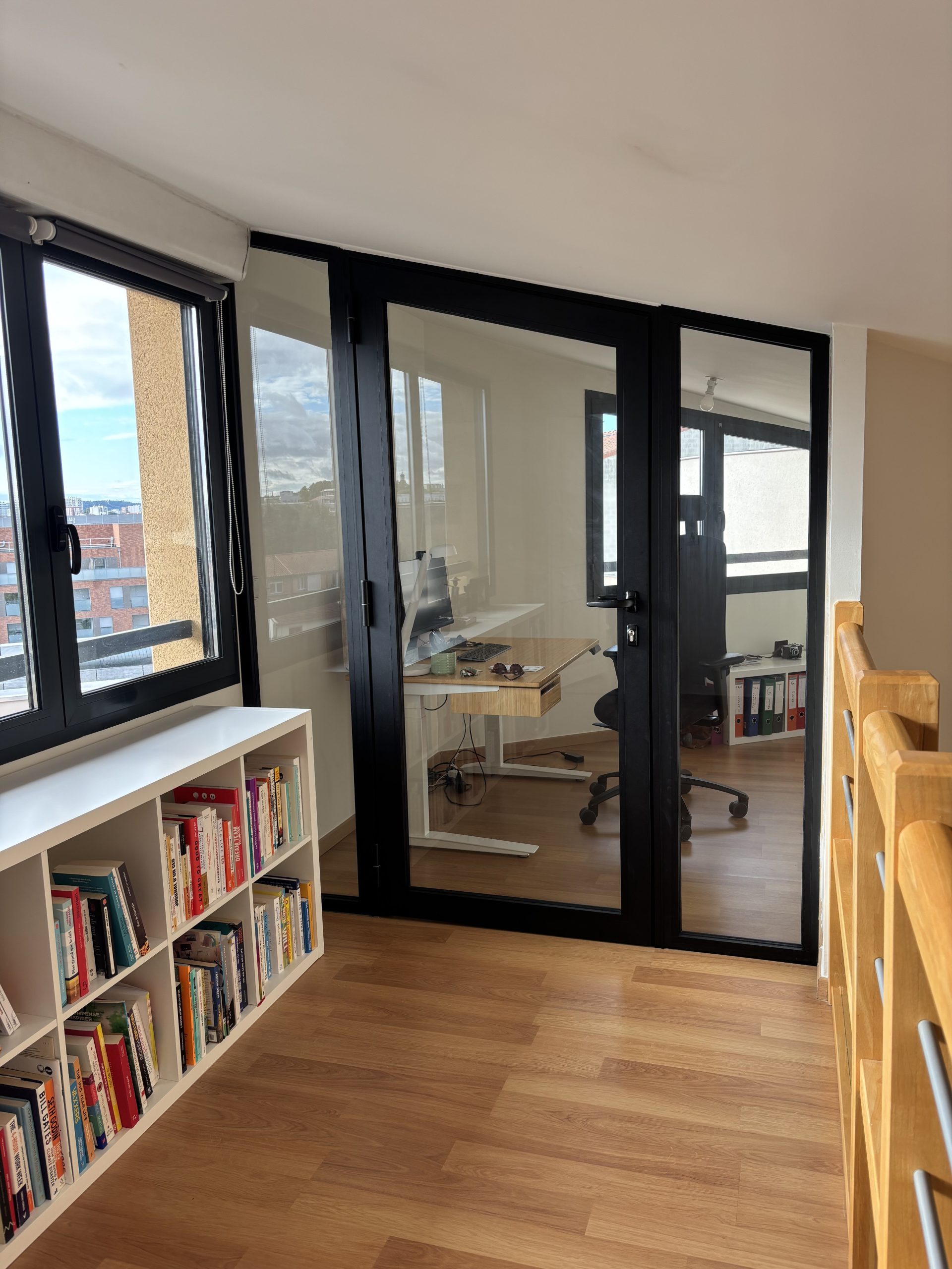 Création porte Métal Séparation Bureau